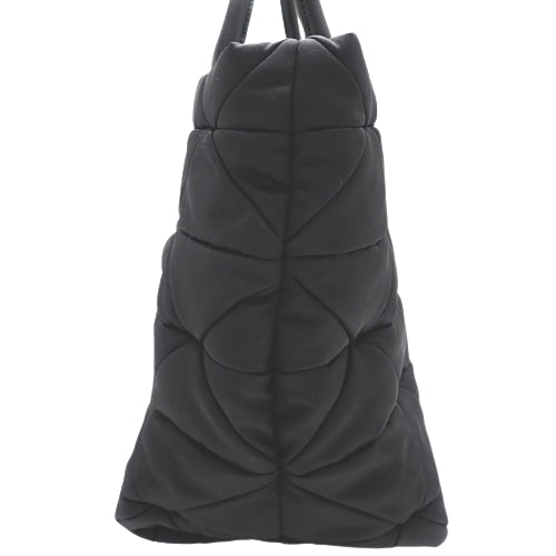 ミディアム パデッド Re-Nylon トートバッグ 2way ショルダー 肩掛け ナイロン NERO ネロ 1BG435_RDJN_F0002_V_OOO