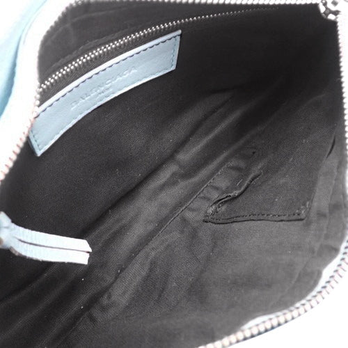 Giant Hip Bag, Calfskin, Sky Blue, 390164 AQ40N, 2-Way (shoulder or crossbody bag)