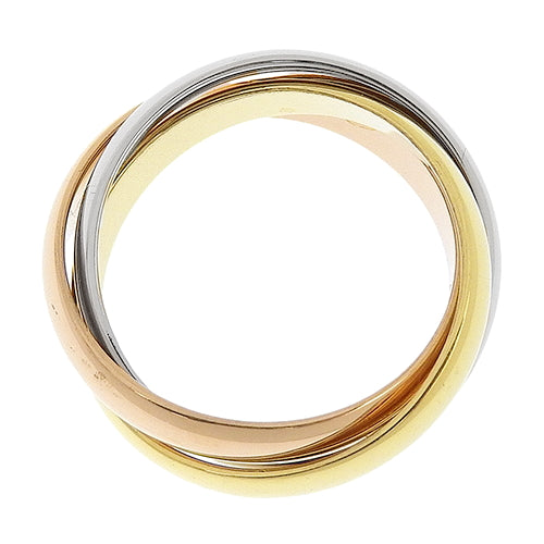 Trinity Ring Small Model, White Gold (K18WG), Pink Gold (K18PG), Yellow Gold (K18YG), Accessory, Jewelry, 3-band, Triple Band