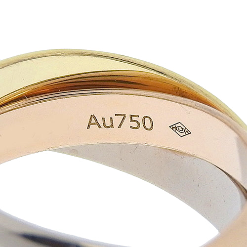 Trinity Ring Small Model, White Gold (K18WG), Pink Gold (K18PG), Yellow Gold (K18YG), Accessory, Jewelry, 3-band, Triple Band
