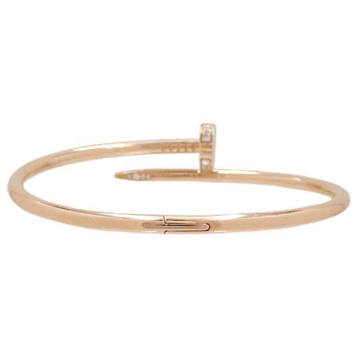 Juste un Clou Bracelet, Diamond, Pink Gold (K18PG), Accessory, Jewelry, Nail Motif, Diamond