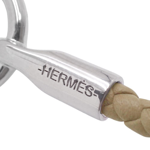 Double-row Grennan leather bracelet with palladium hardware, crafted by Swift leather.