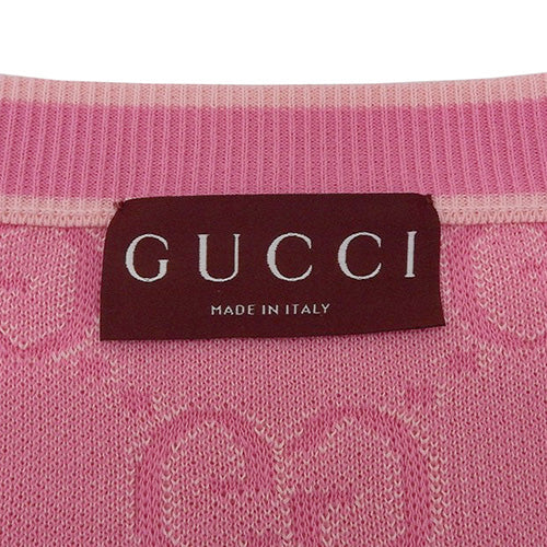 GG Cotton Jacquard Cardigan, Size S, Apparel, Fashion