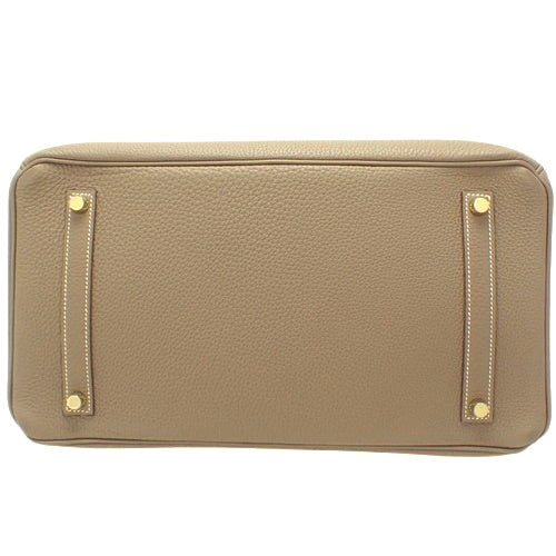 Birkin 35 Togo Etoupe/Etoupe Gold Hardware A Stamp