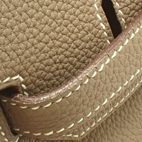 Birkin 35 Togo Etoupe/Etoupe Gold Hardware A Stamp