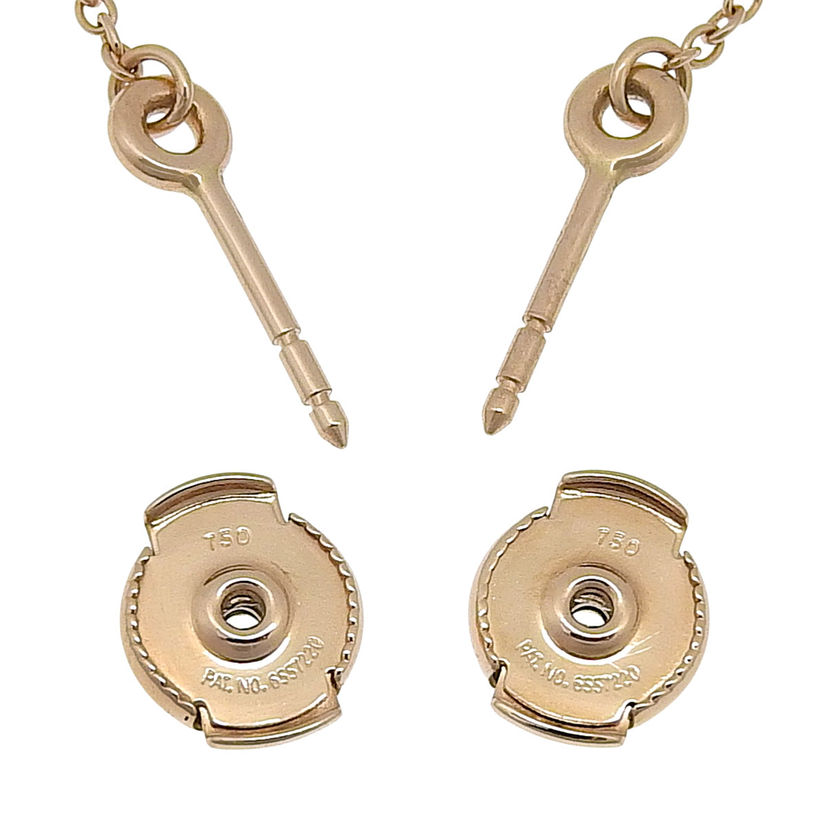 Chaine d'Ancre Farandole 18K 玫瑰金耳环