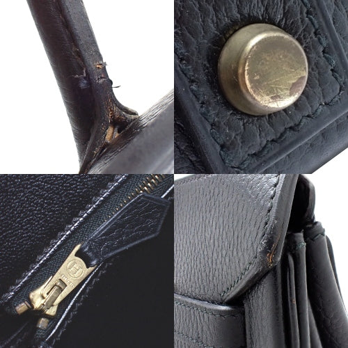 Birkin 40, Alden leather, black, gold hardware, ○Y stamp.