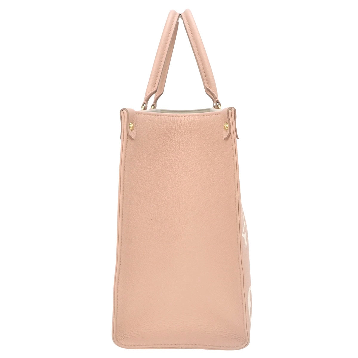 Monogram Empreinte On The Go MM, Monogram Empreinte Rose Trianon/Cream, M46286, 2-way shoulder handbag.