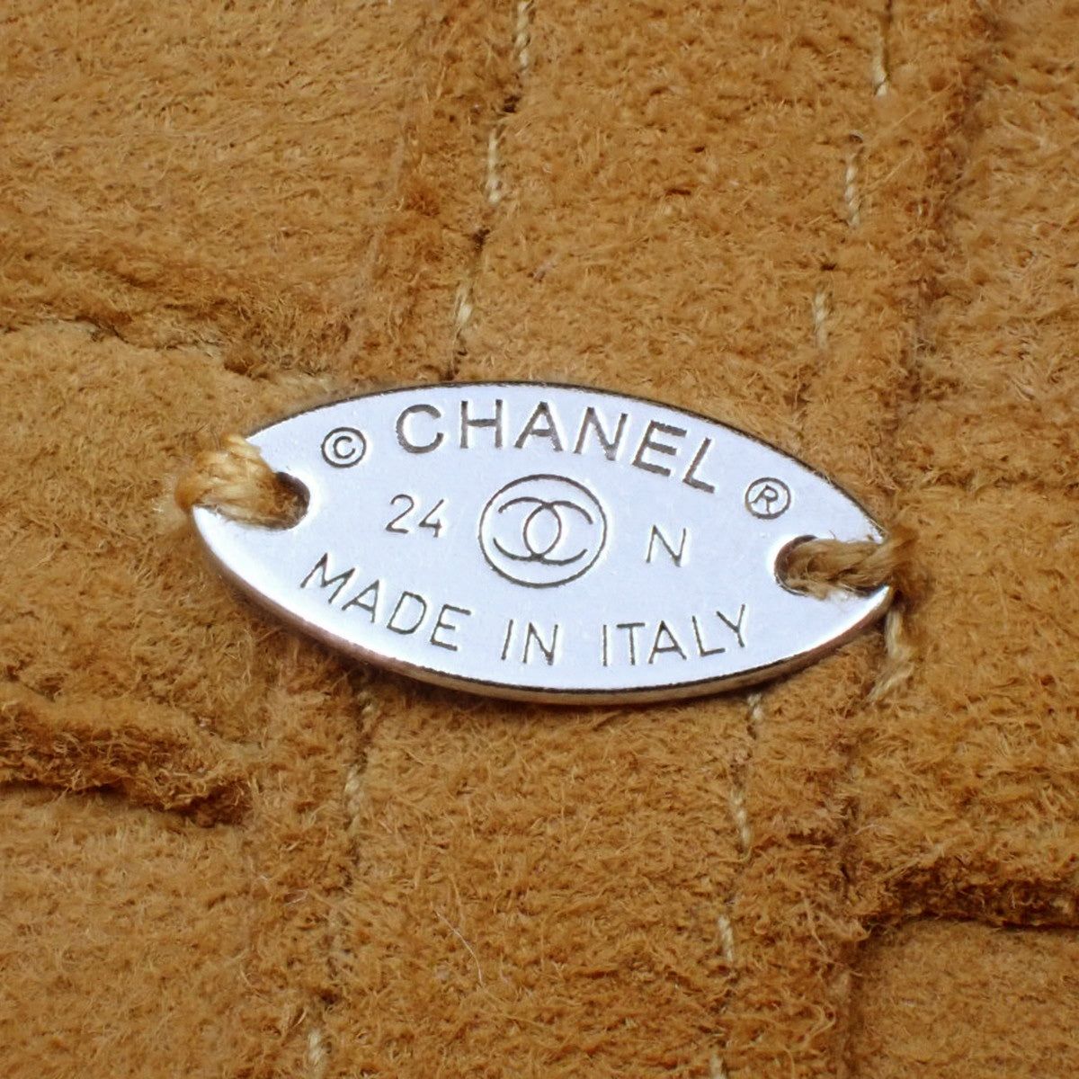 Coconage reversible bucket hat in fur, suede/suede, and mouton, 24N stamped.