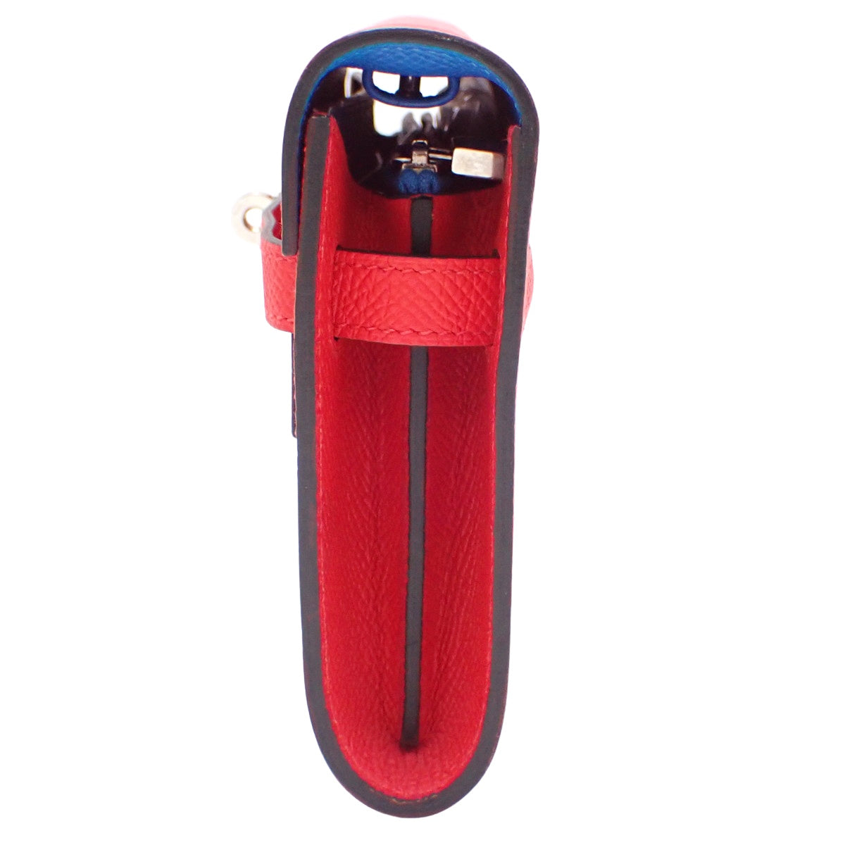 ケリーウォレット トゥーゴー カザック ヴォーエプソン パラジウム金具 ルージュクー/ローズエクストリーム/ブルーザンジバル Y刻印