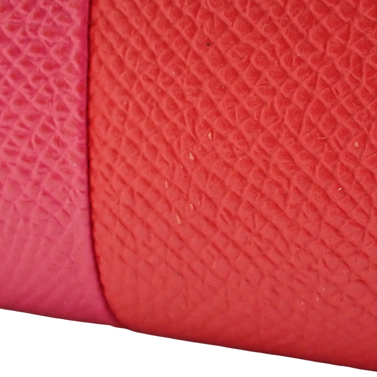 Kelly To-Go Kazak Wallet in Epsom leather with palladium hardware in Rouge Cou, Rose Extreme, or Blue Zanzibar with a "Y" stamp