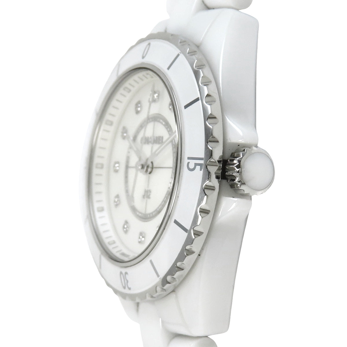 J12 33MM H5704 CE セラミック シェル文字盤 12PD クオーツ レディース