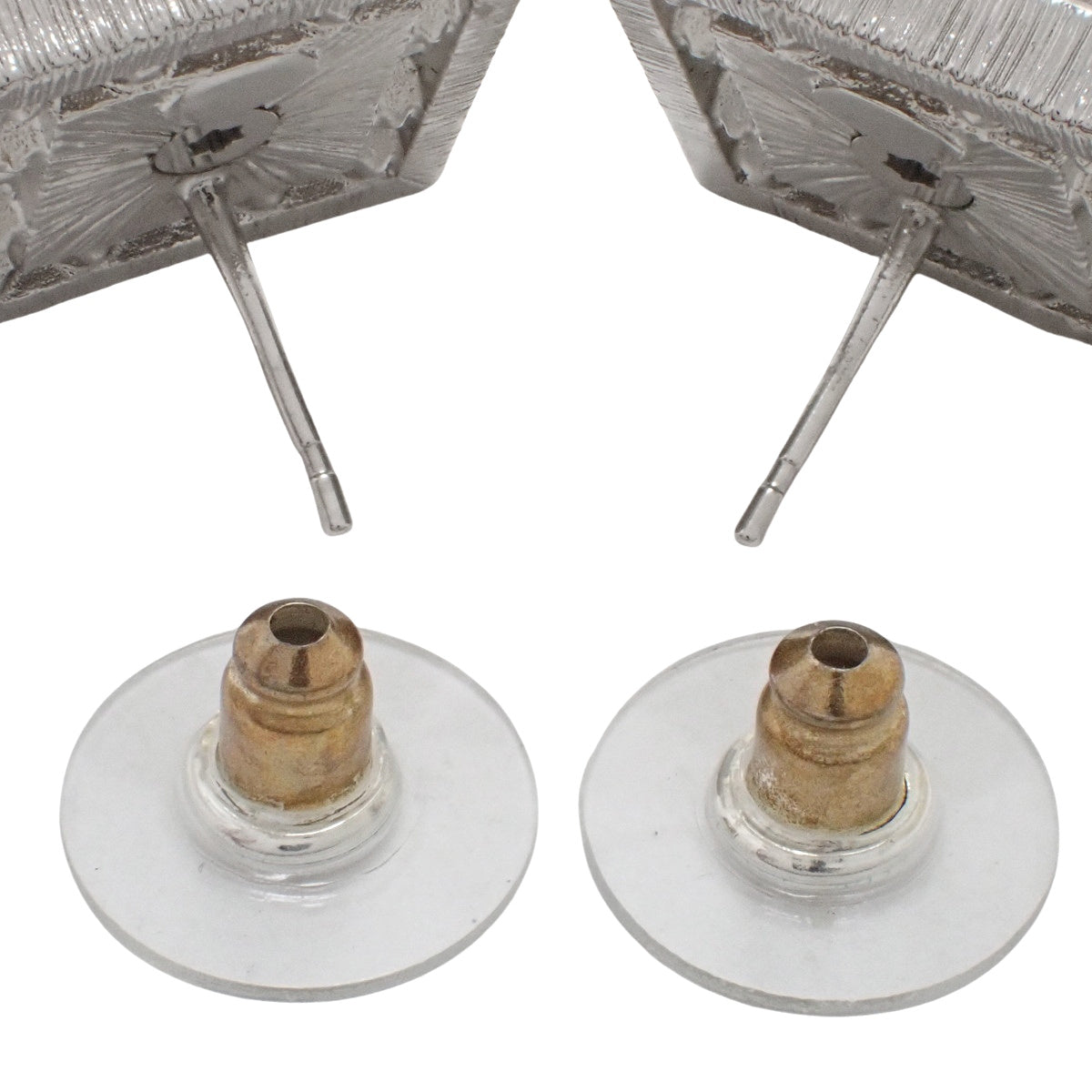 香奈儿标志 莱茵石 珍珠 耳环 金属