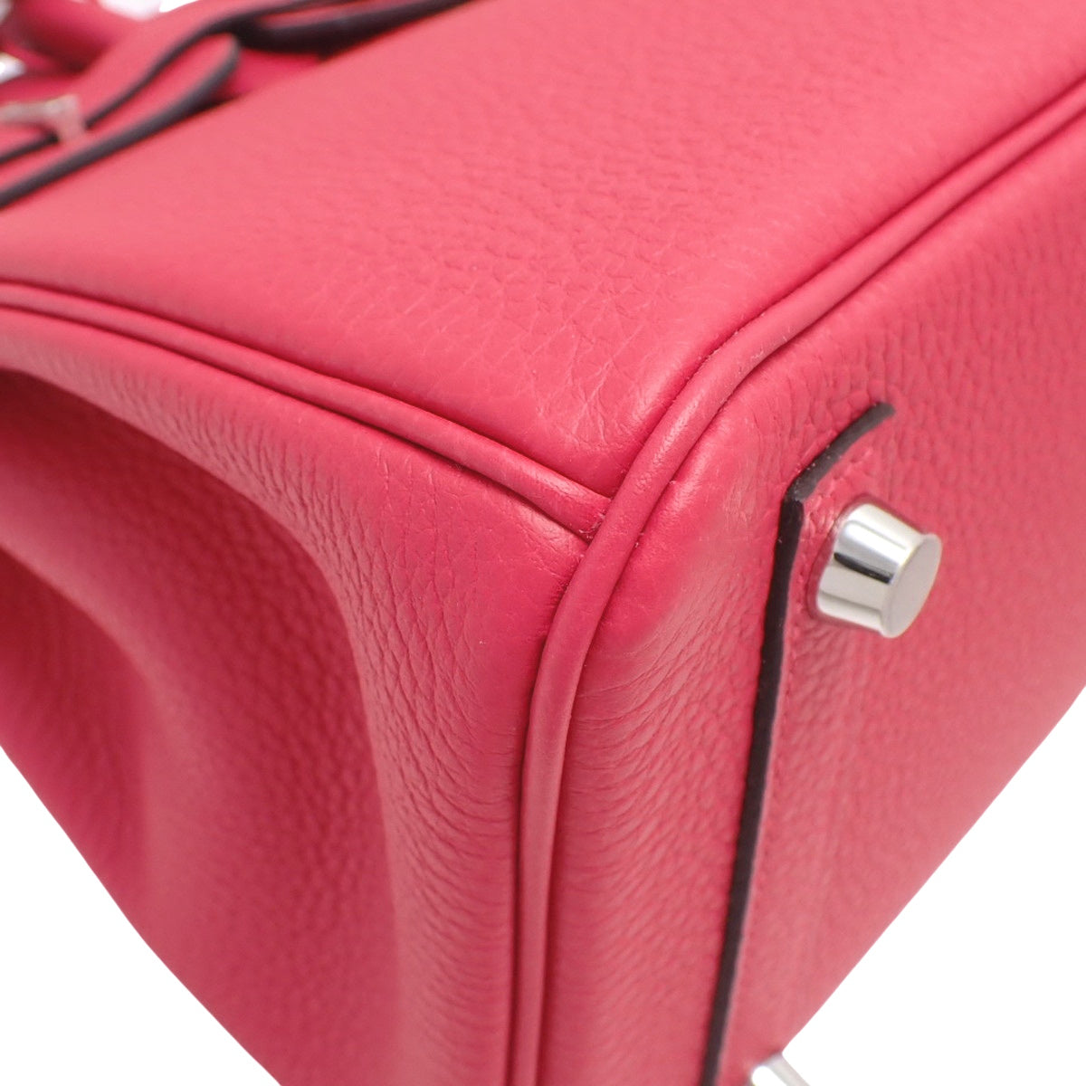 【未使用】バーキン25 トゴ パラジウム金具 ローズメキシコ シルバー金具 W刻印