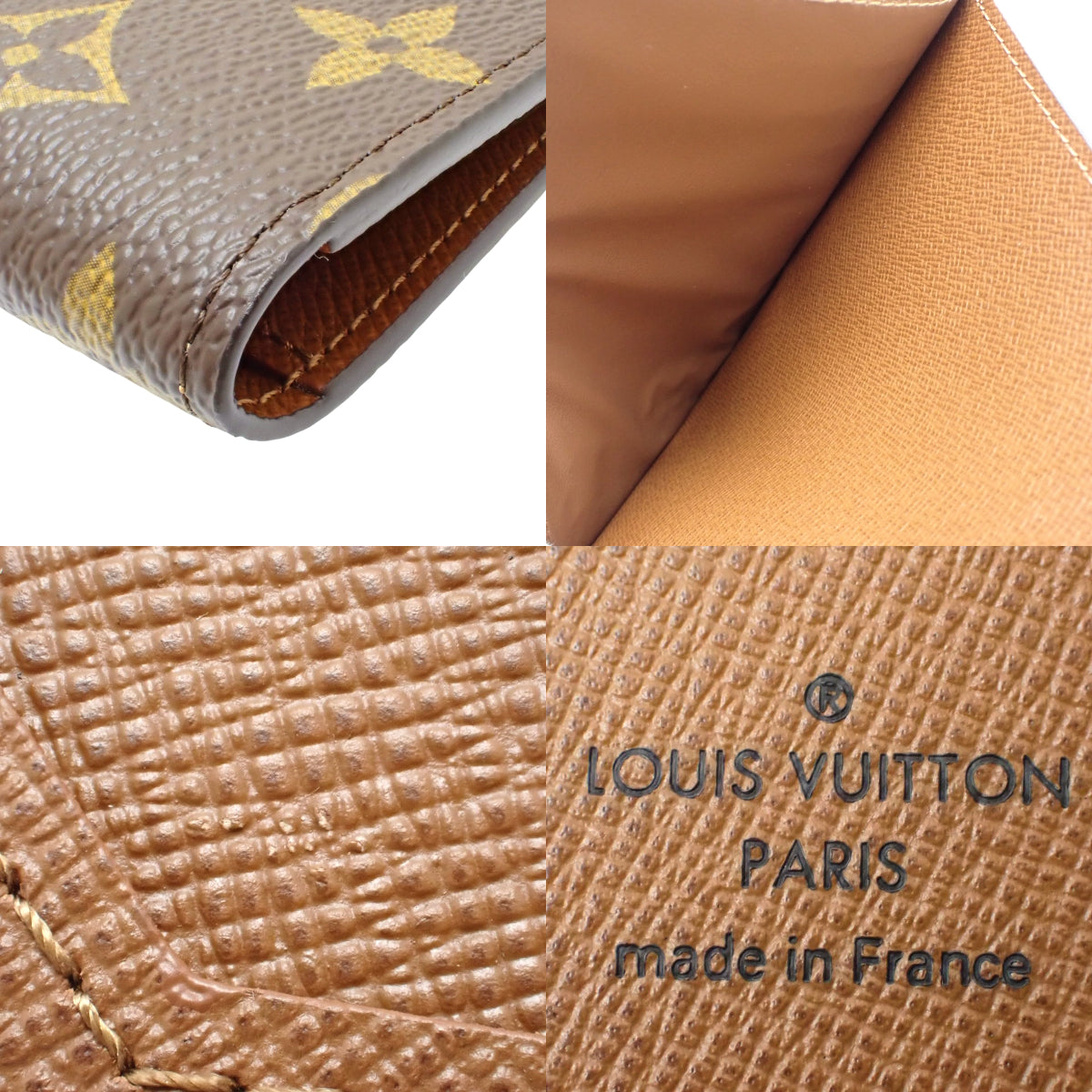 Monogram Couverture 护照套,NM 棕色,M64502