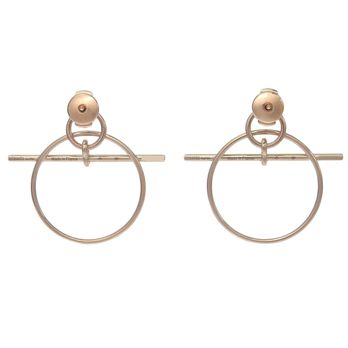 Echappé 玫瑰金耳环 (18KPG)