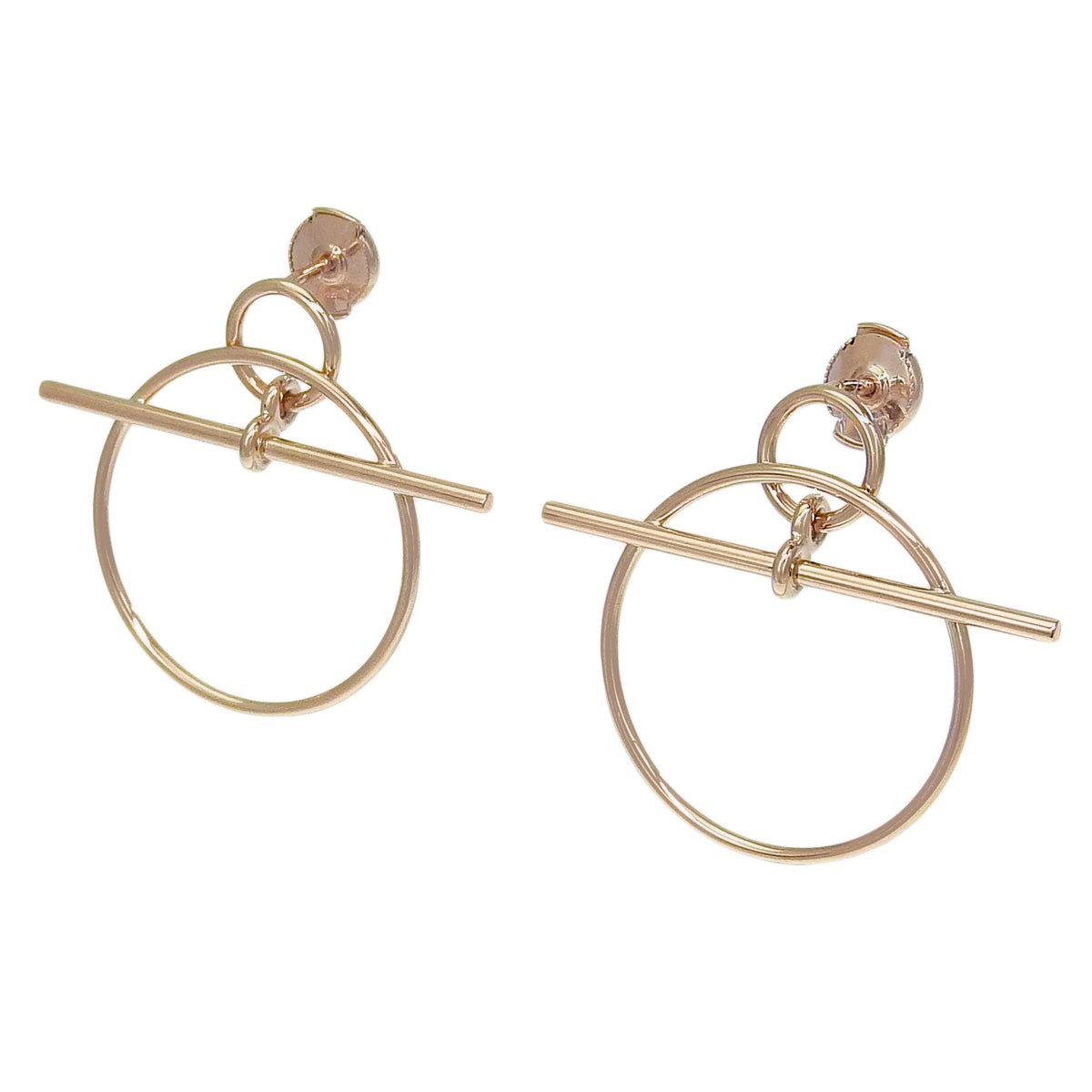 Echappé earrings in pink gold (18KPG)
