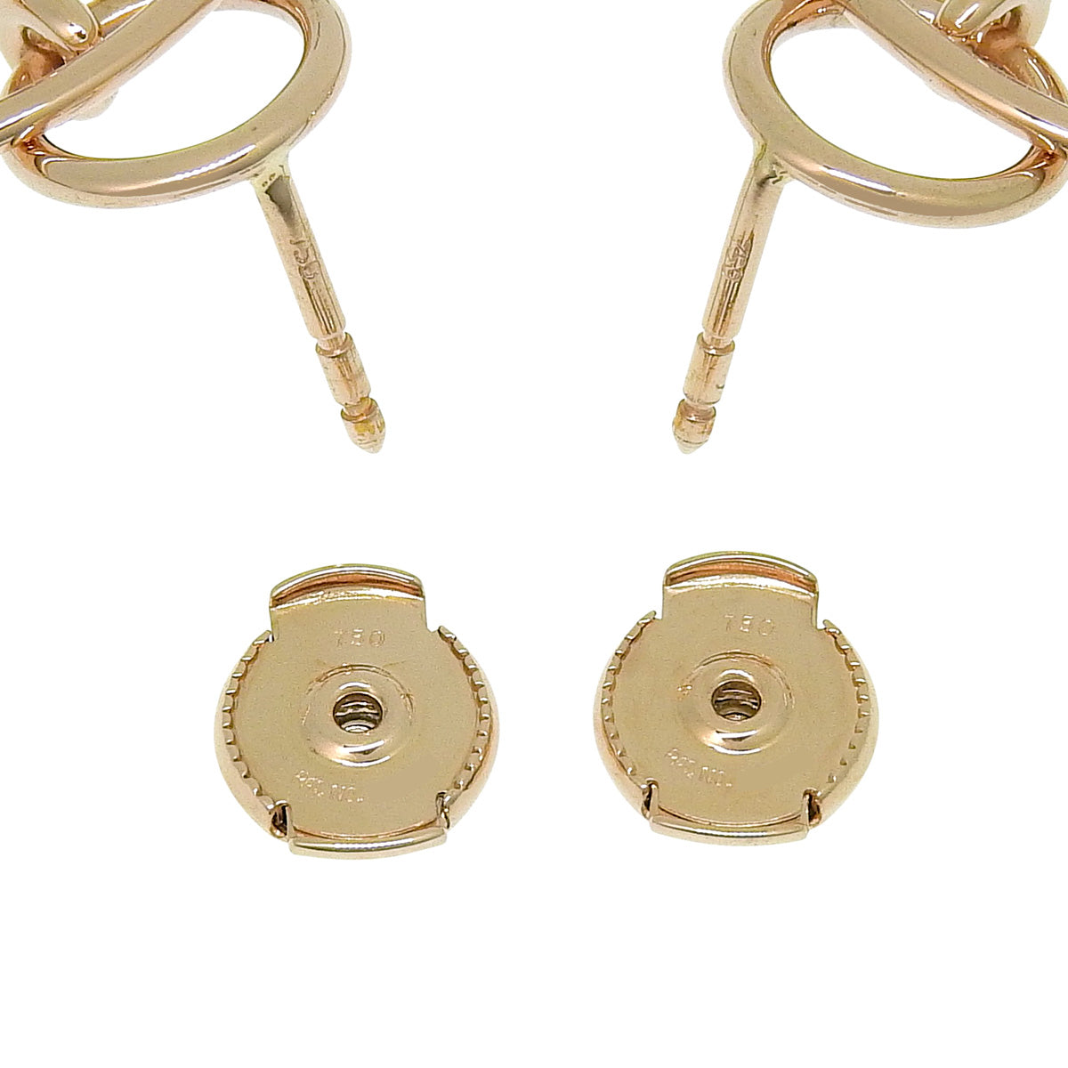Echappé earrings in pink gold (18KPG)