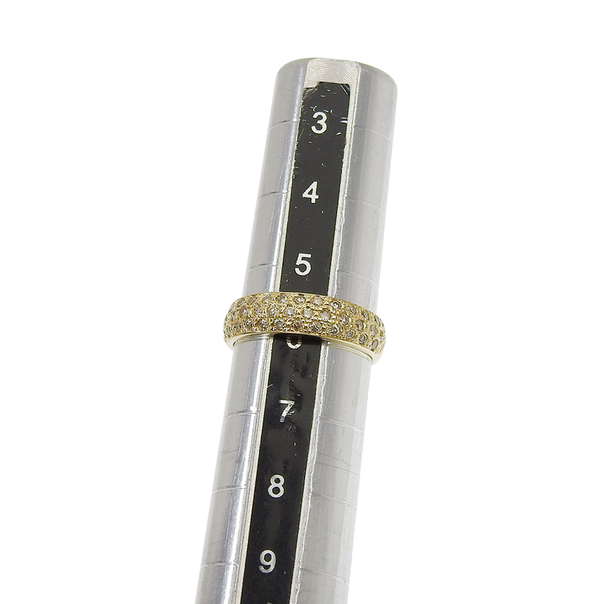 Diamond ring D0.30 Yellow gold K18YG 1.8g