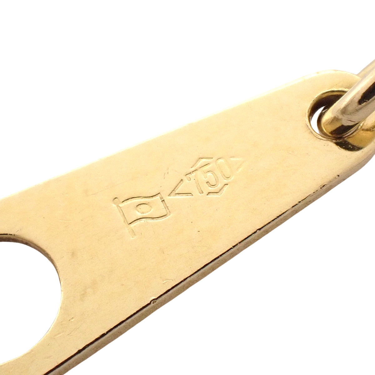 Rope chain necklace in 18K yellow gold, 23.5g