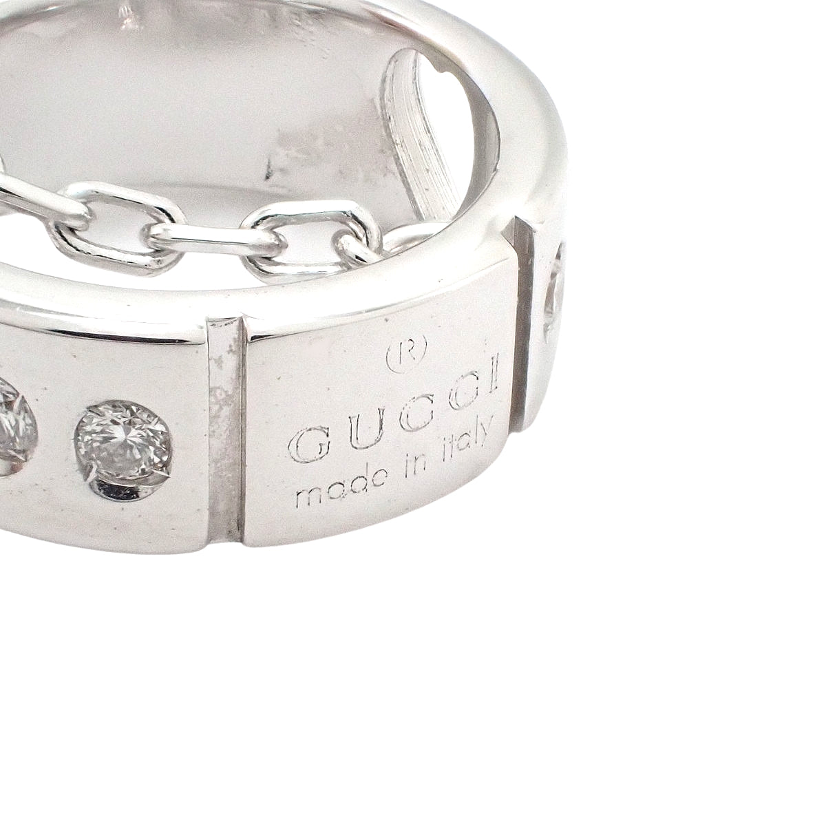 アイコンアモール ネックレス ダイヤモンド ホワイトゴールド K18WG 5.5g