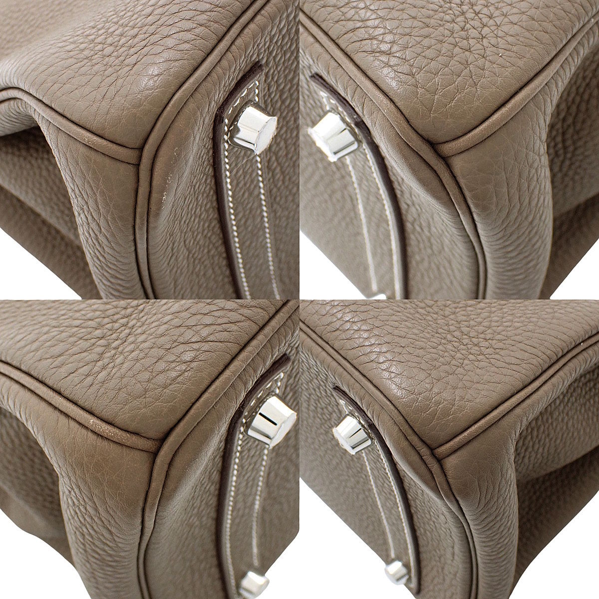 Birkin 30 Togo, palladium hardware, Etoupe, silver hardware, C stamp