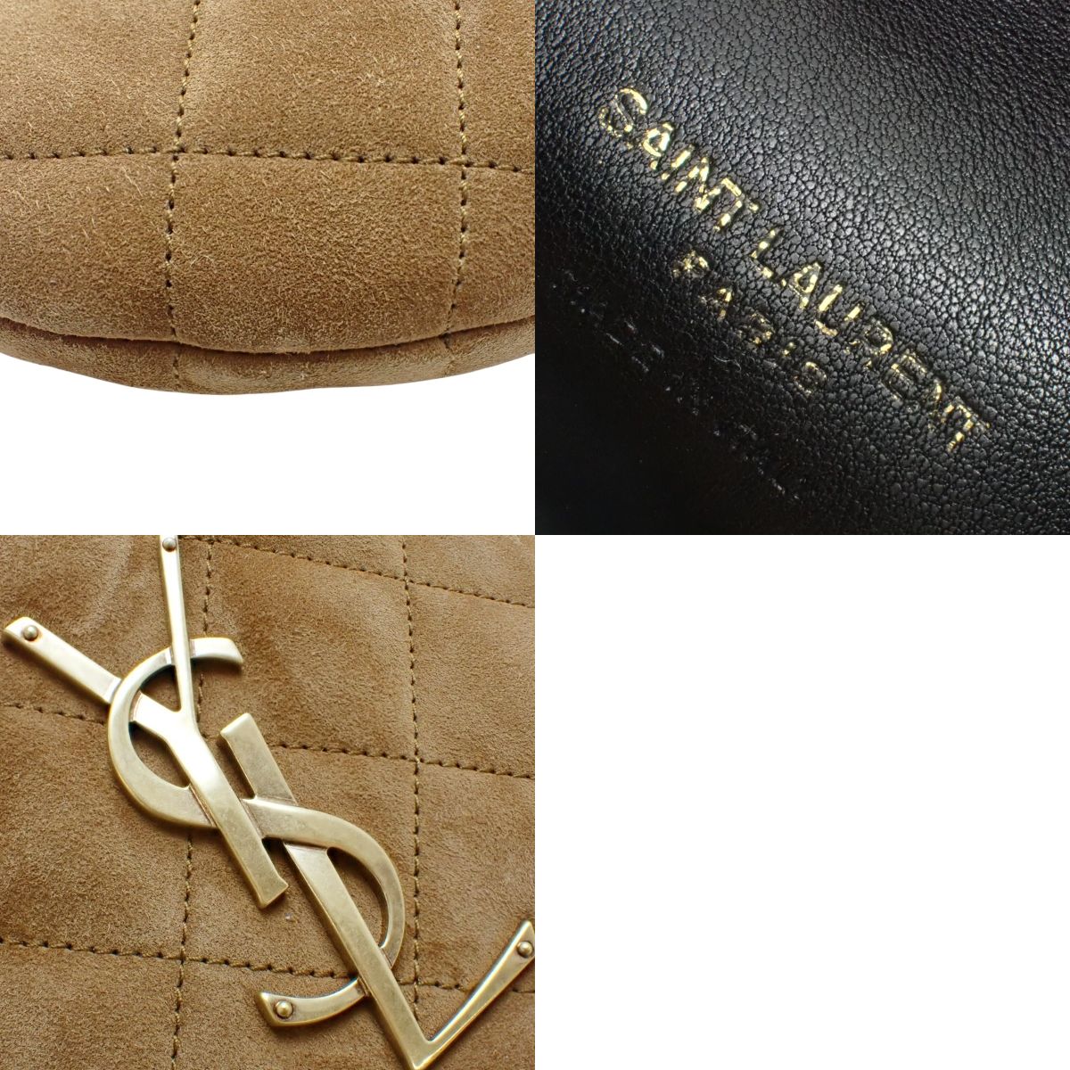 Icarino quilted suede CARAMEL COGNAC 8516891U8072916