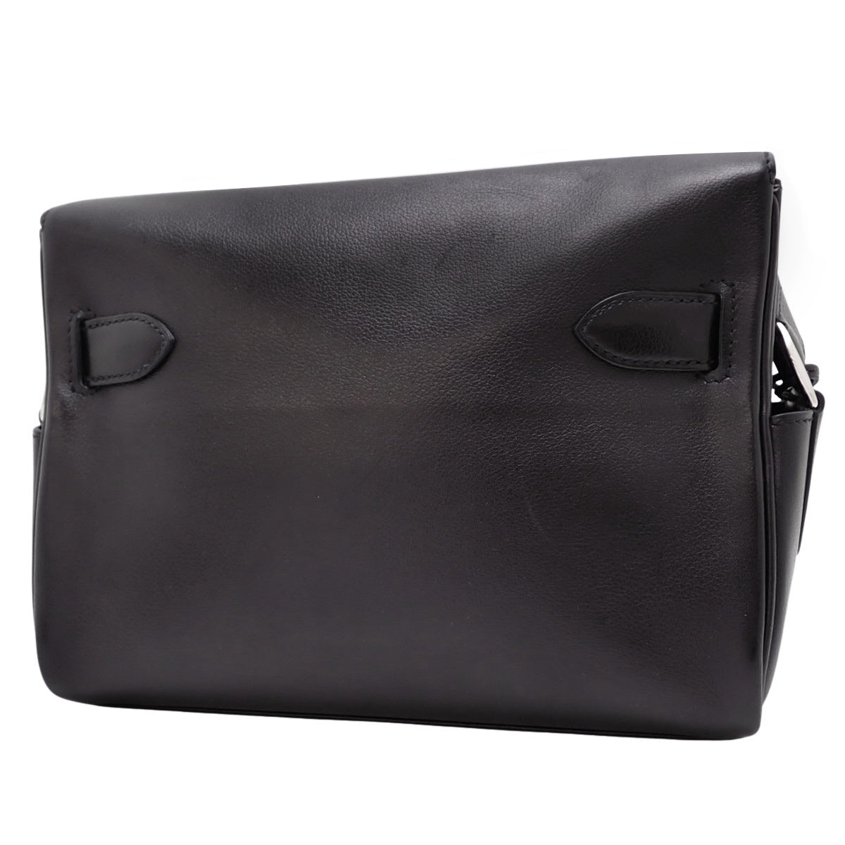 Kelly Messenger PM Evergrain Palladium Hardware Black B Stamp