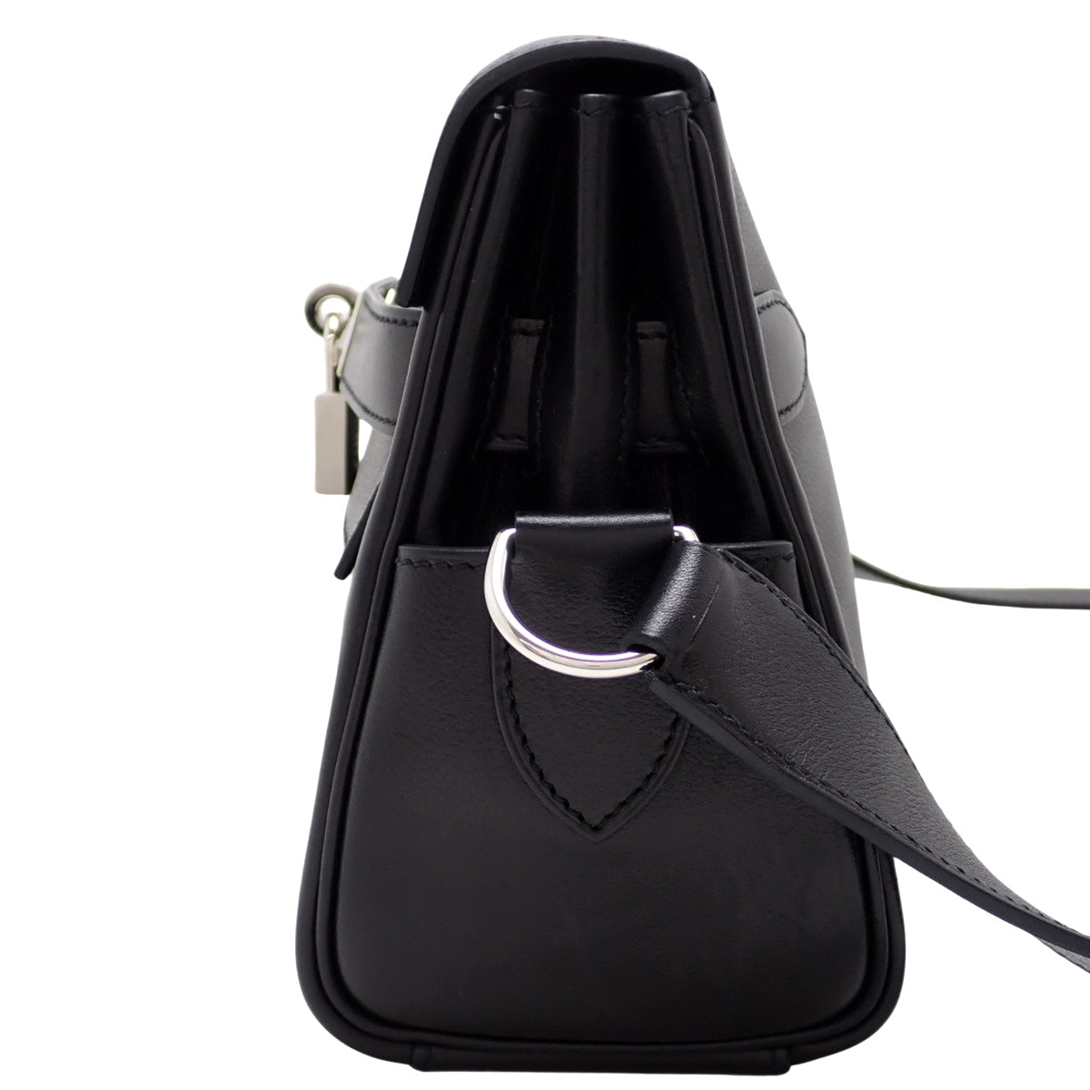 Kelly Messenger PM Evergrain Palladium Hardware Black B Stamp