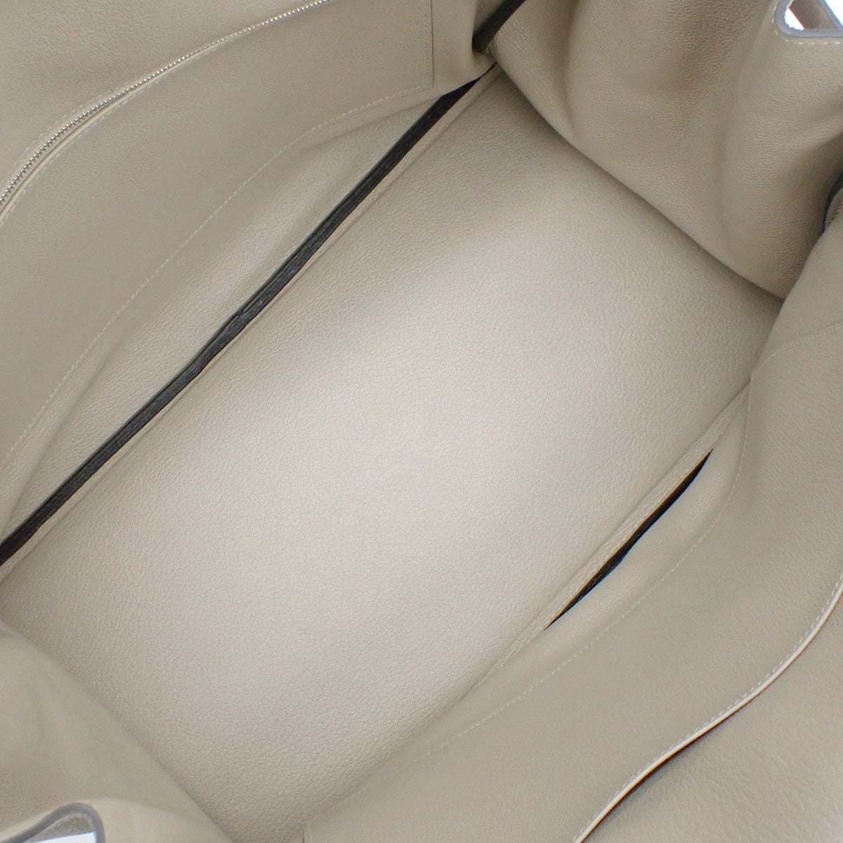 Birkin 40 Togo,钯金配件,Tourtile 灰色,印有“M”字样