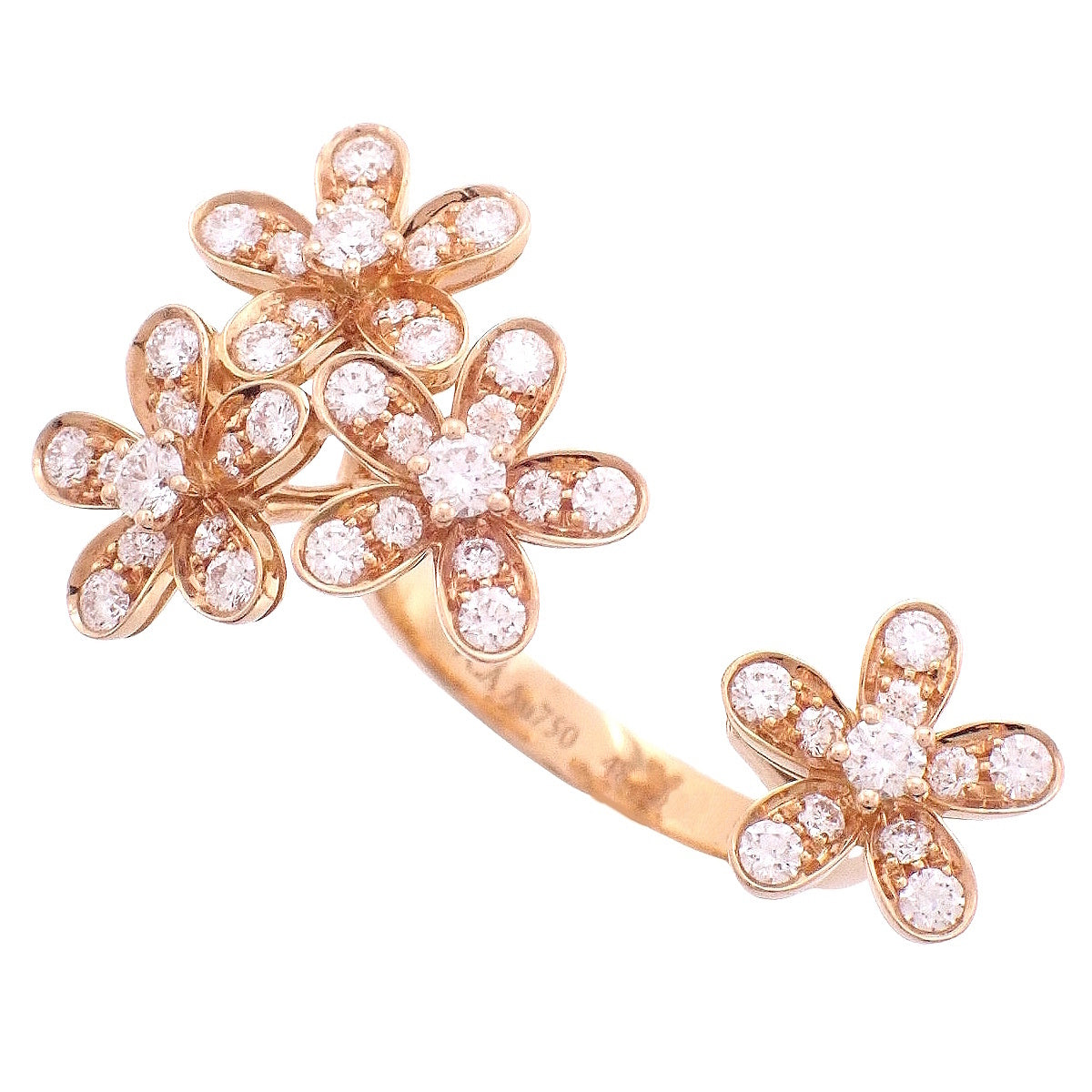 ソクラテス アントレ レ ドア リング ダイヤモンド ピンクゴールド K18PG 5.8g