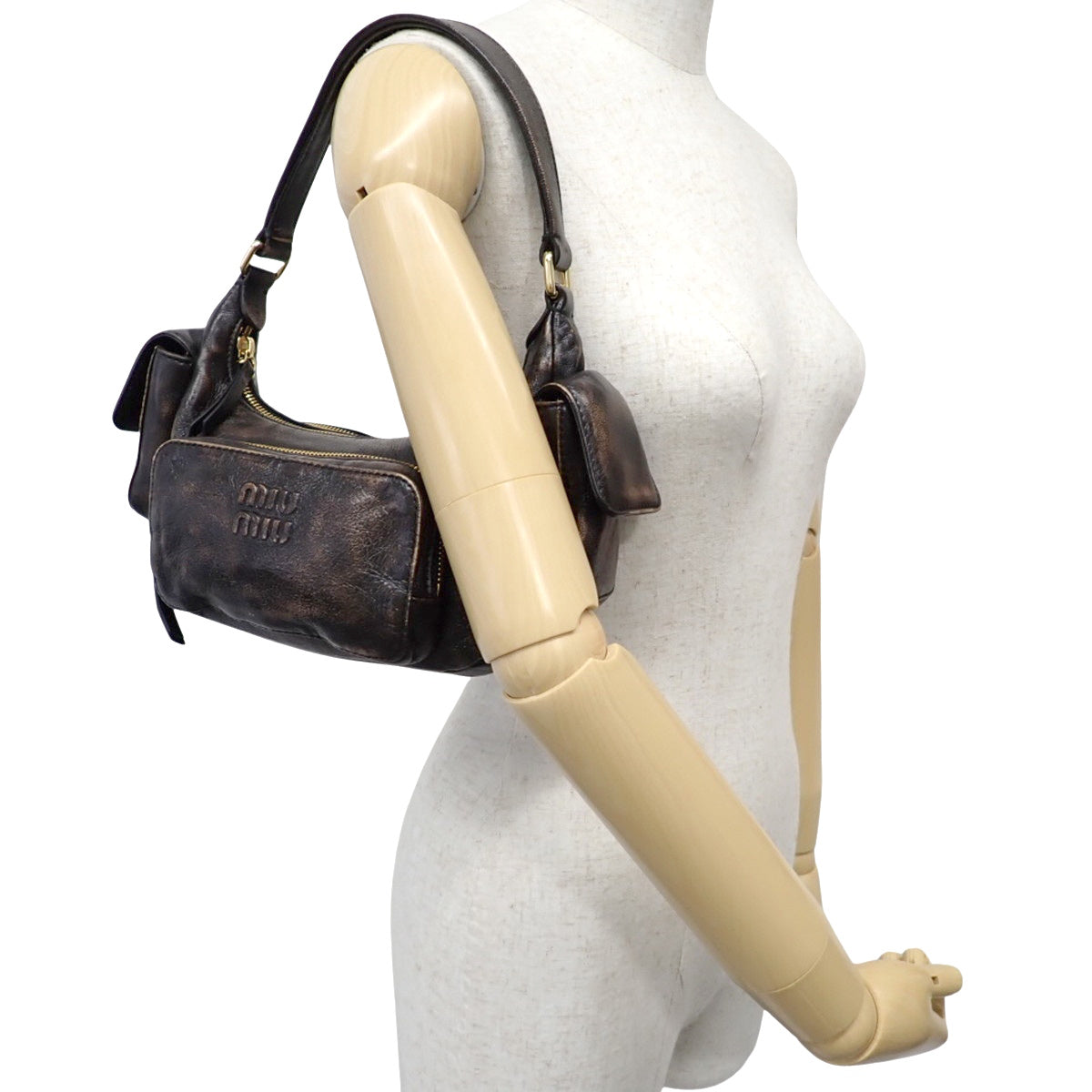 ポケット バッグ ナッパレザー ダークブラウン 5BC188_AF8T_F0201_V_OOO