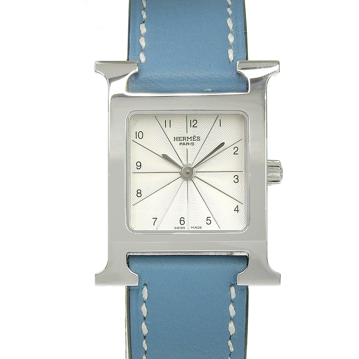 H Watch HH1.210 SS/Leather Silver Quartz Ladies