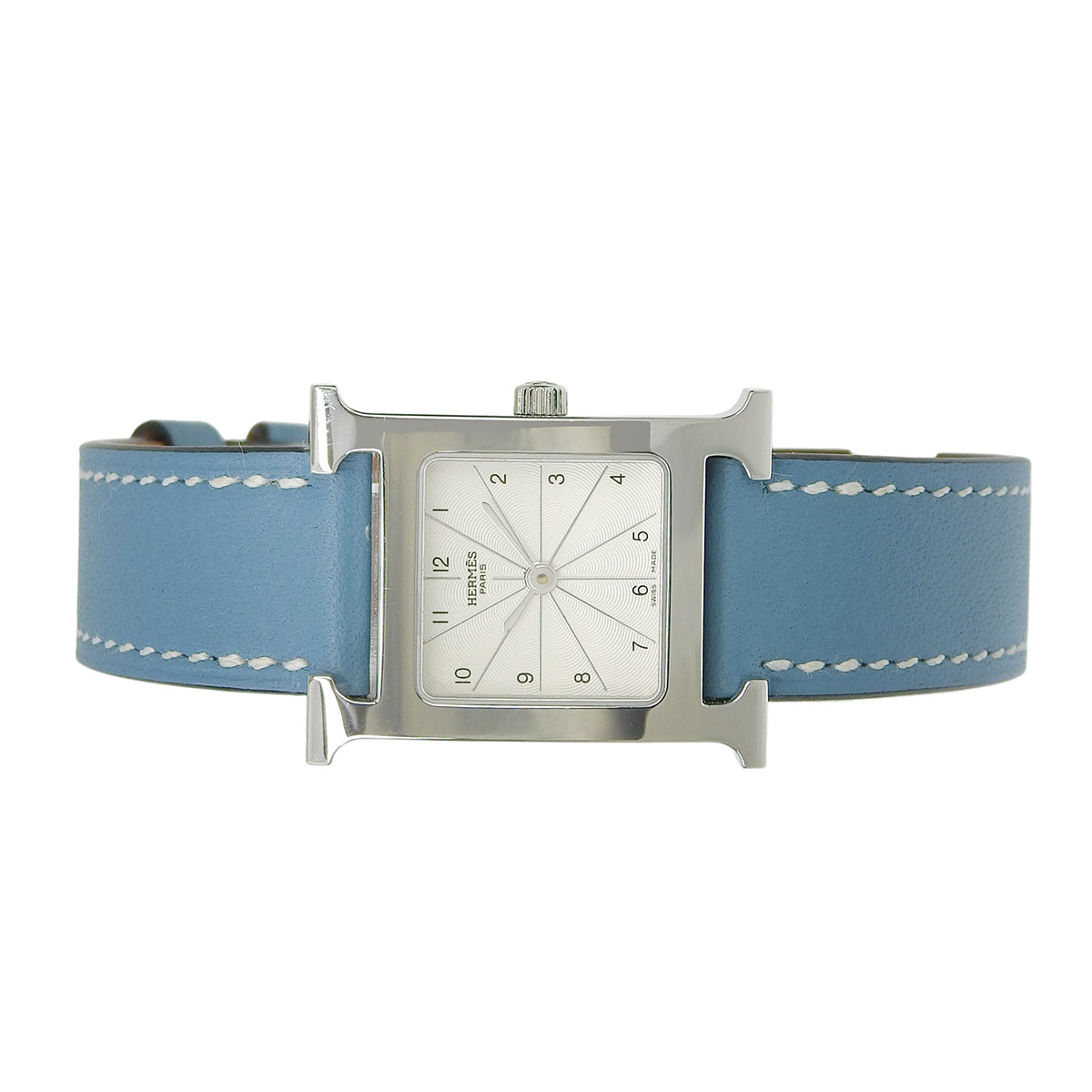 H Watch HH1.210 SS/Leather Silver Quartz Ladies