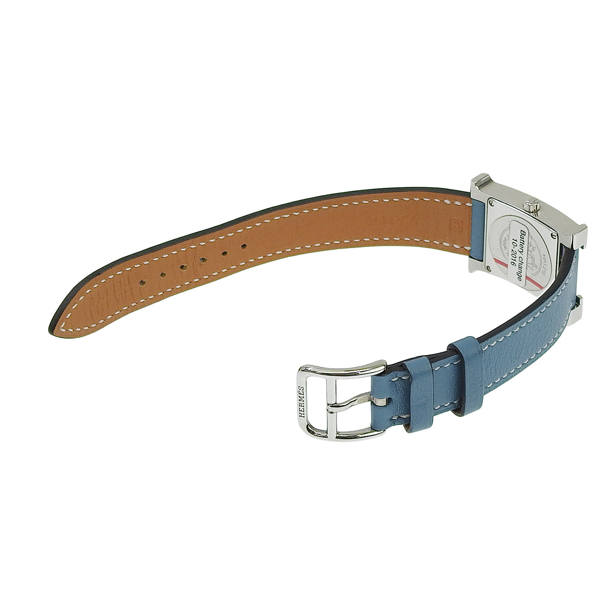 H Watch HH1.210 SS/Leather Silver Quartz Ladies