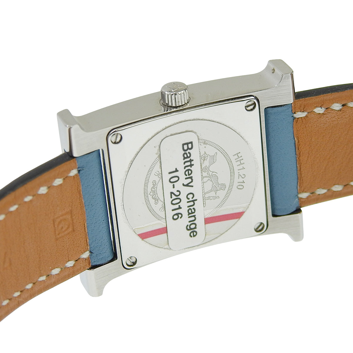H Watch HH1.210 SS/Leather Silver Quartz Ladies