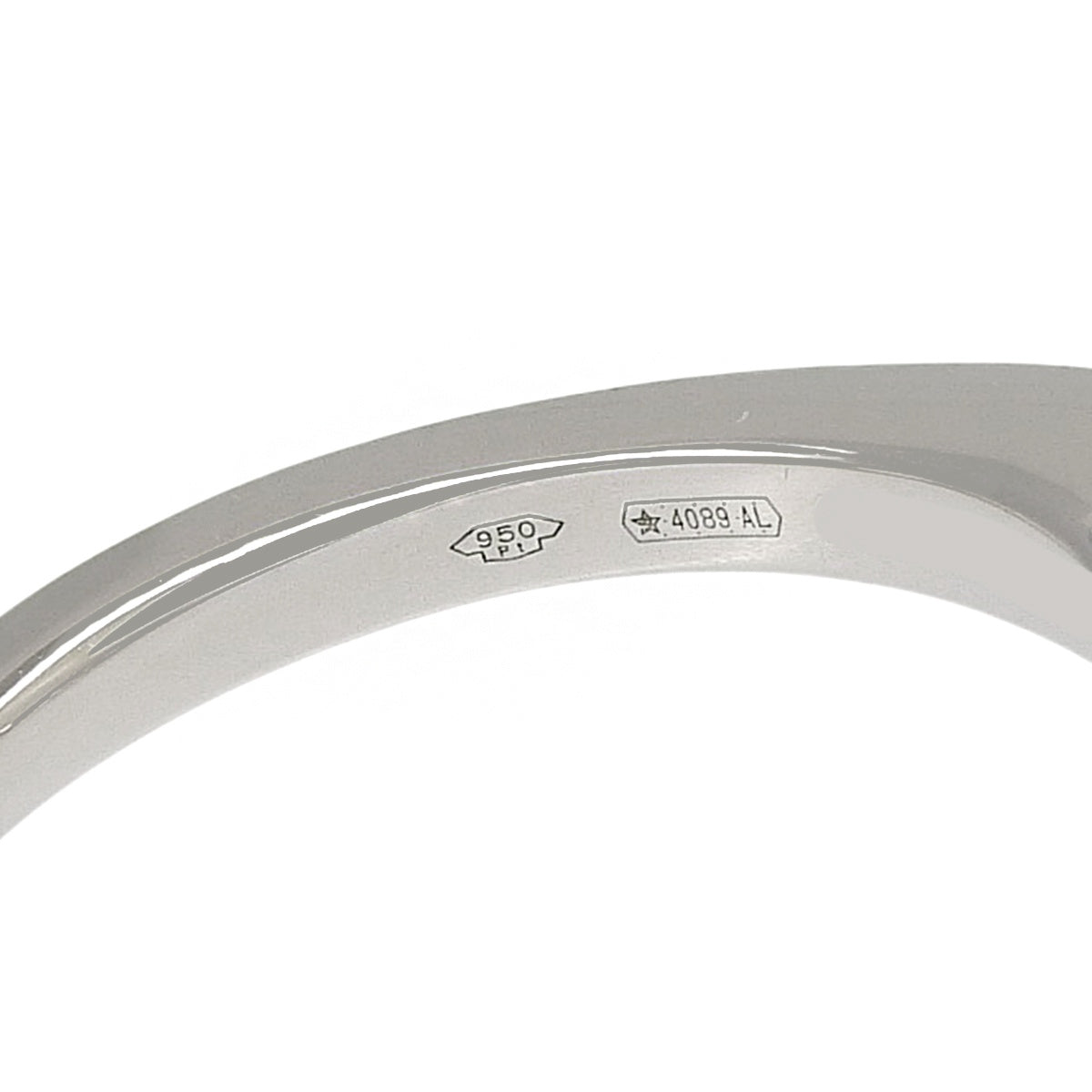 Dedicata a Venezia ring with diamonds in platinum Pt950, 5.3g