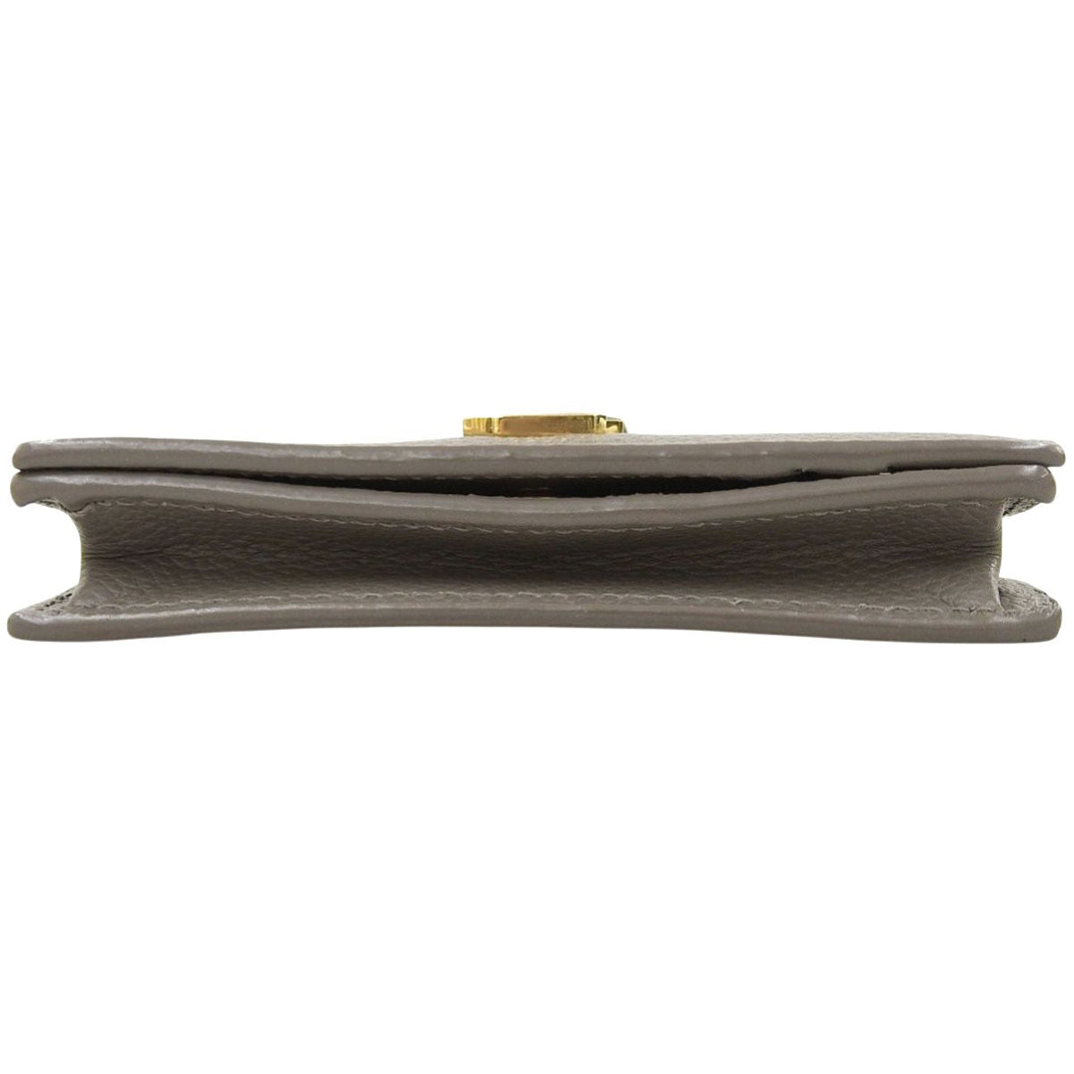 YSLライン カードケース レザー グレー 613536