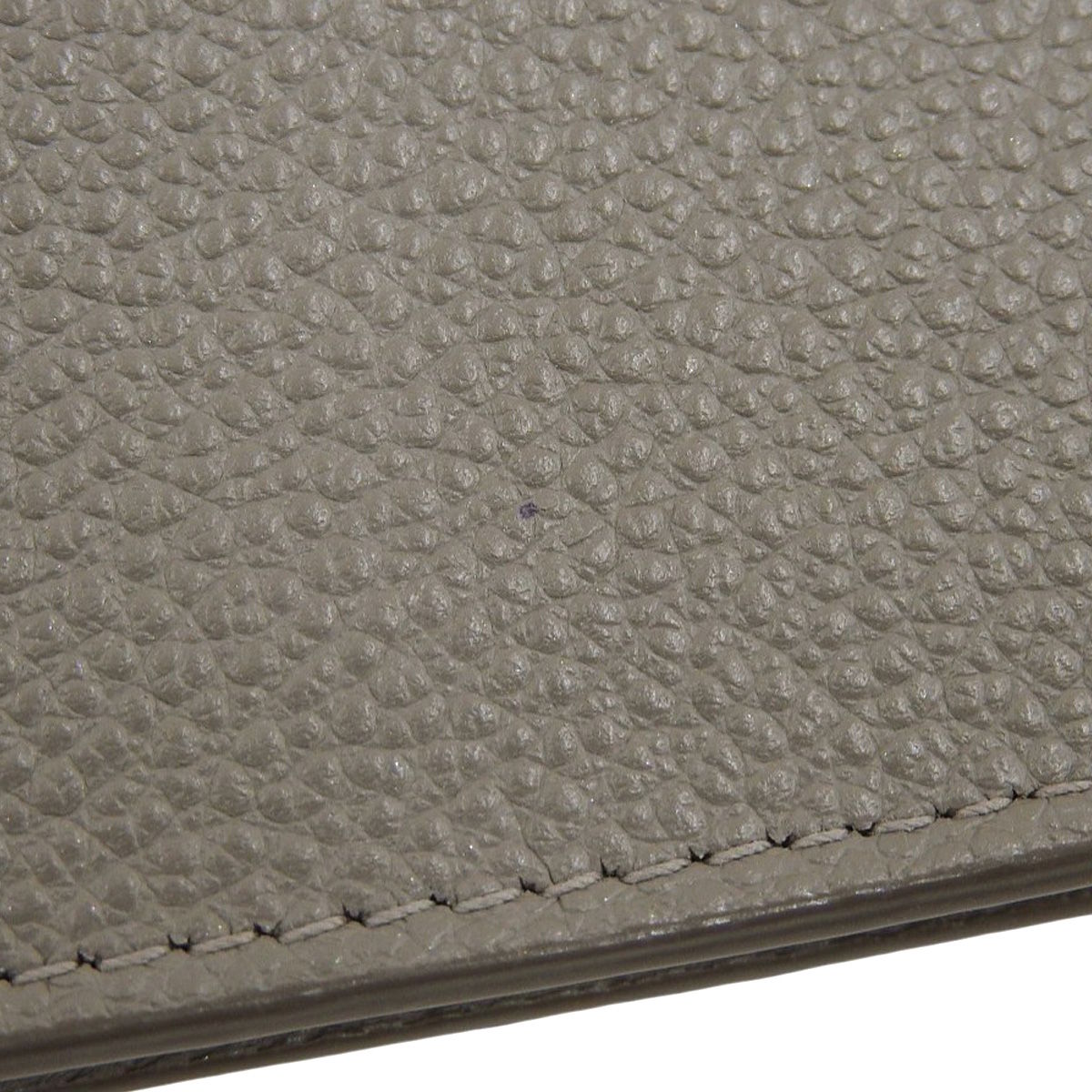 YSLライン カードケース レザー グレー 613536