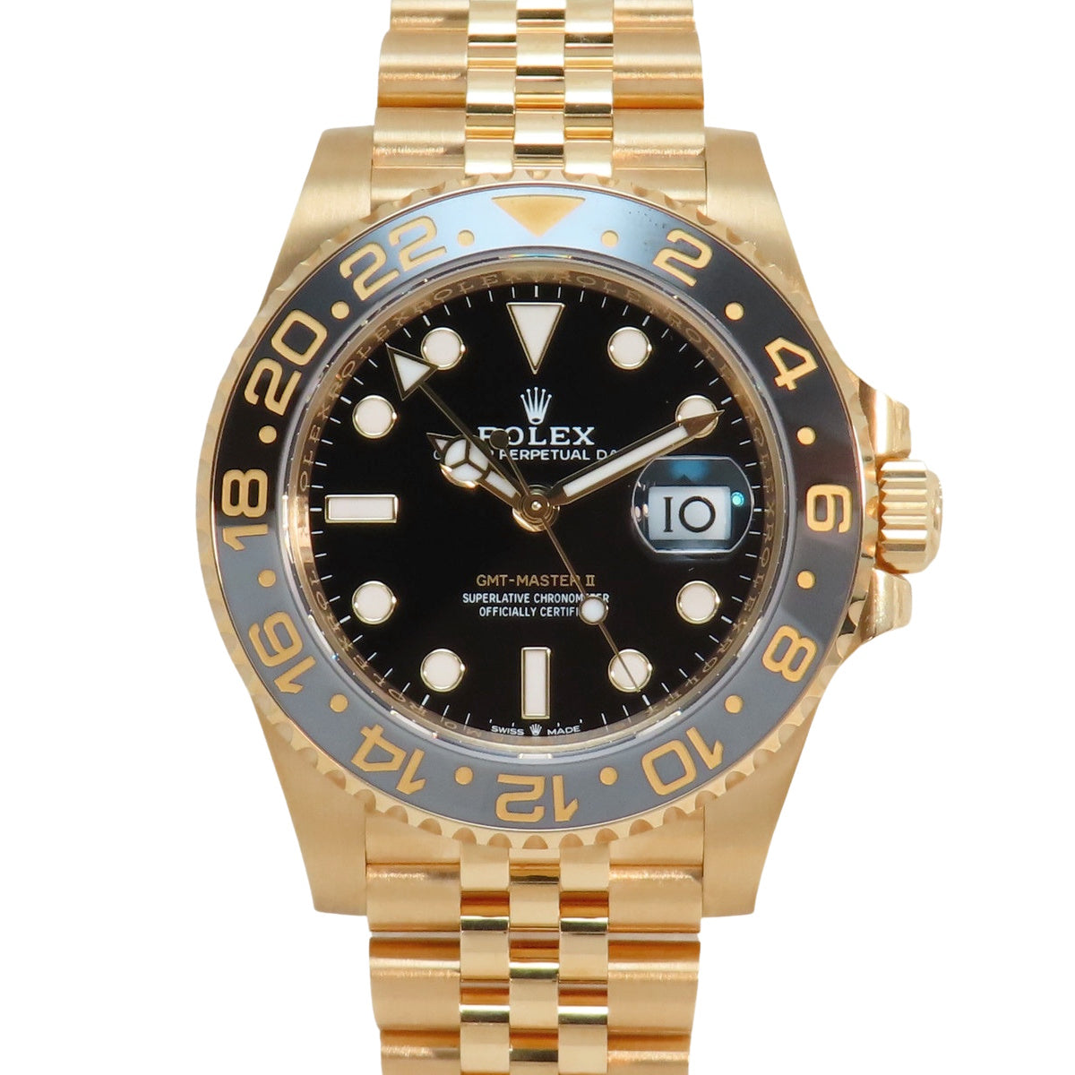 GMTマスター 2 126718GRNR YG ランダム番 ブラック 自動巻き メンズ