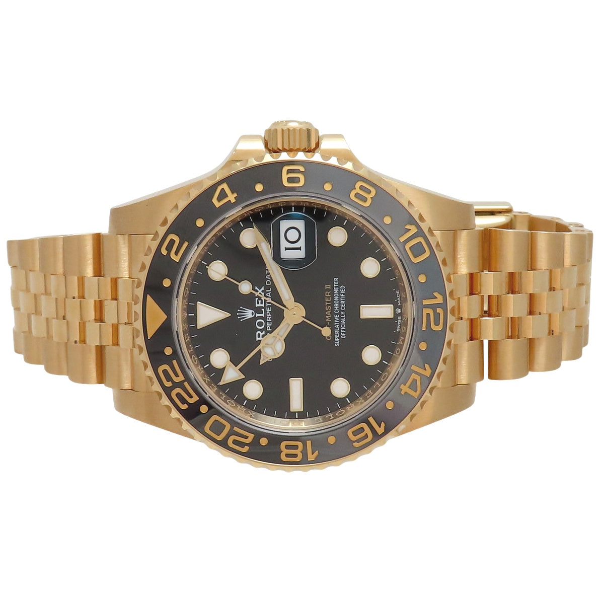 GMTマスター 2 126718GRNR YG ランダム番 ブラック 自動巻き メンズ