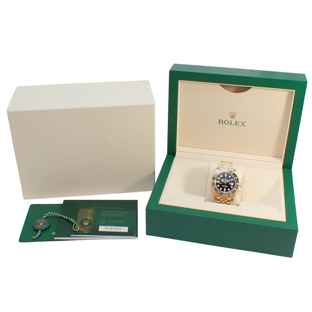 GMTマスター 2 126718GRNR YG ランダム番 ブラック 自動巻き メンズ