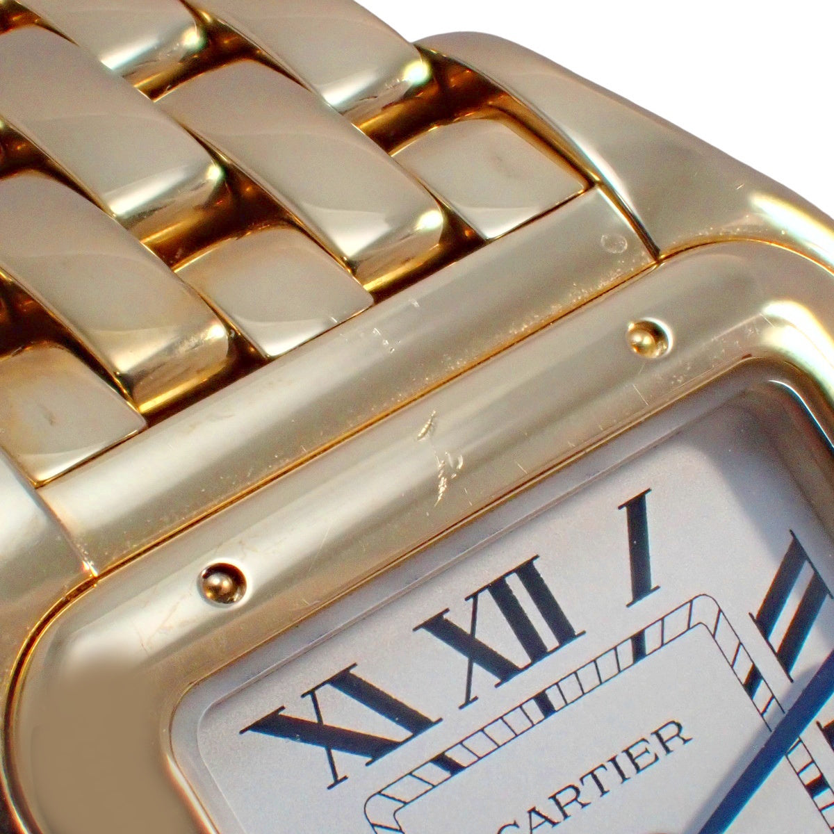 パンテールSM WGPN0047 YG シルバー クオーツ レディース