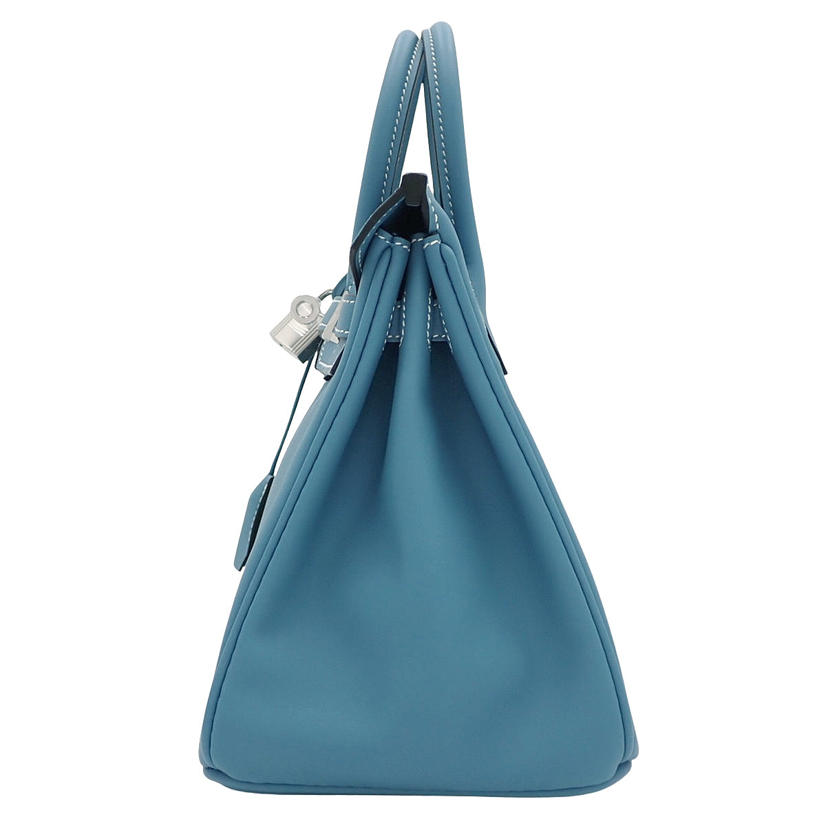 【新品】バーキン25 K刻印 ヴォースイフト パラジウム金具 ブルージーン シルバー金具