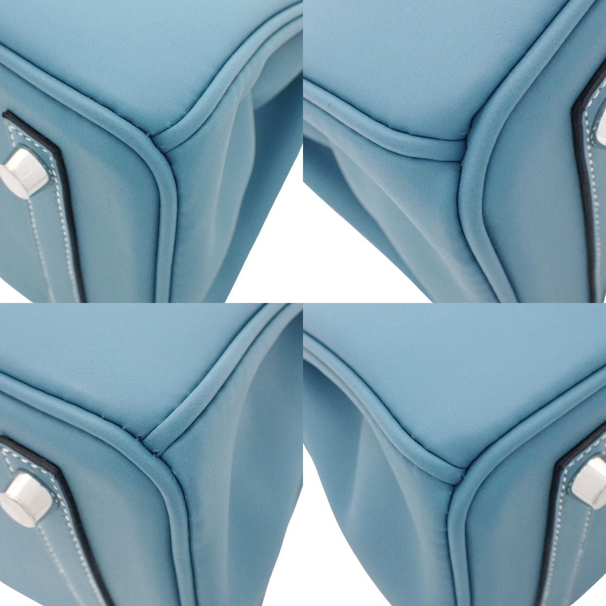 【新品】バーキン25 K刻印 ヴォースイフト パラジウム金具 ブルージーン シルバー金具