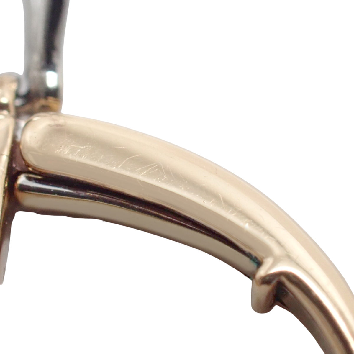 ペアシェイプ フープ ピアス ダイヤモンド ピンクゴールド K18PG プラチナ Pt950 3.0g