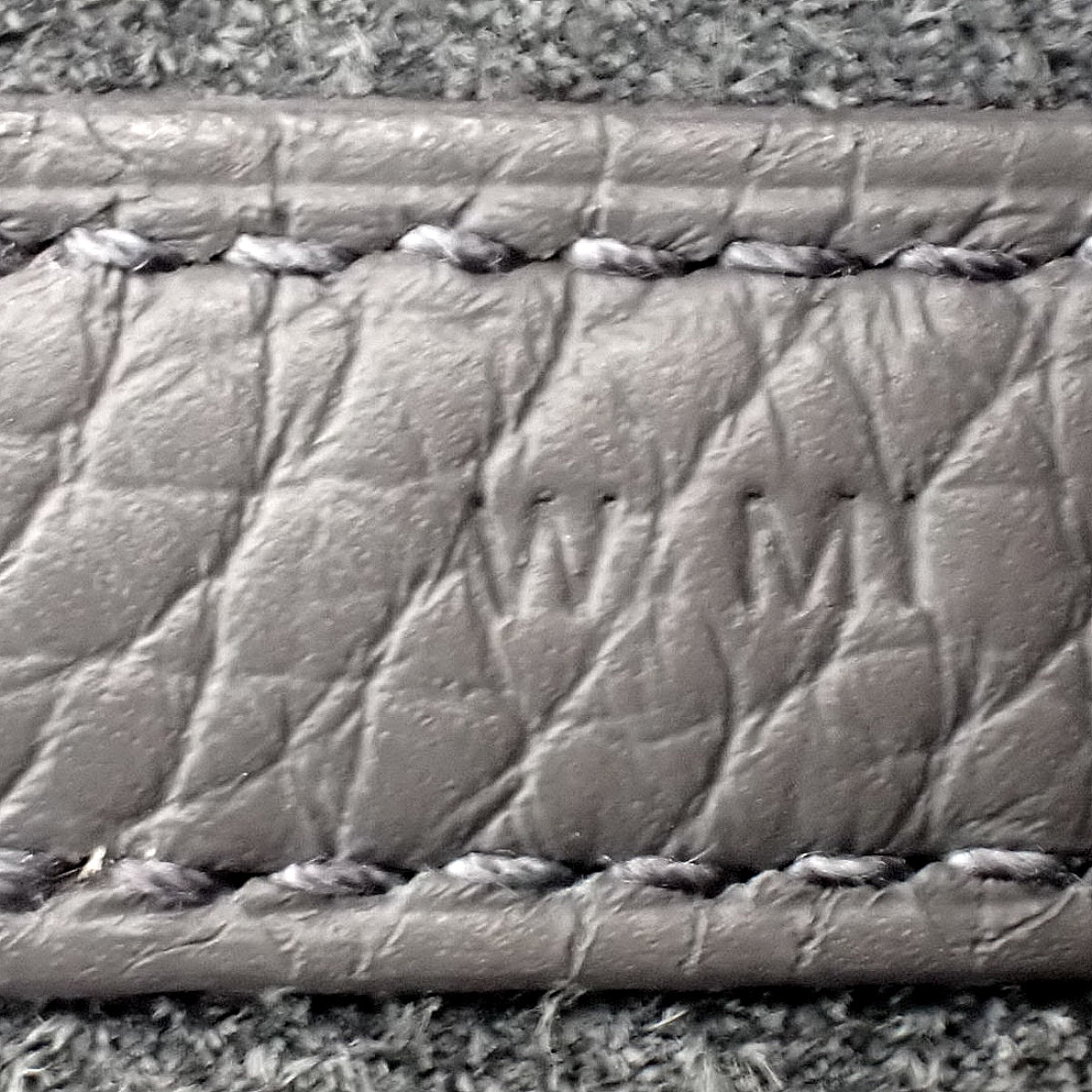 Picotin Lock PM Taurillon Clemence Gris Misty 金色五金 W刻印