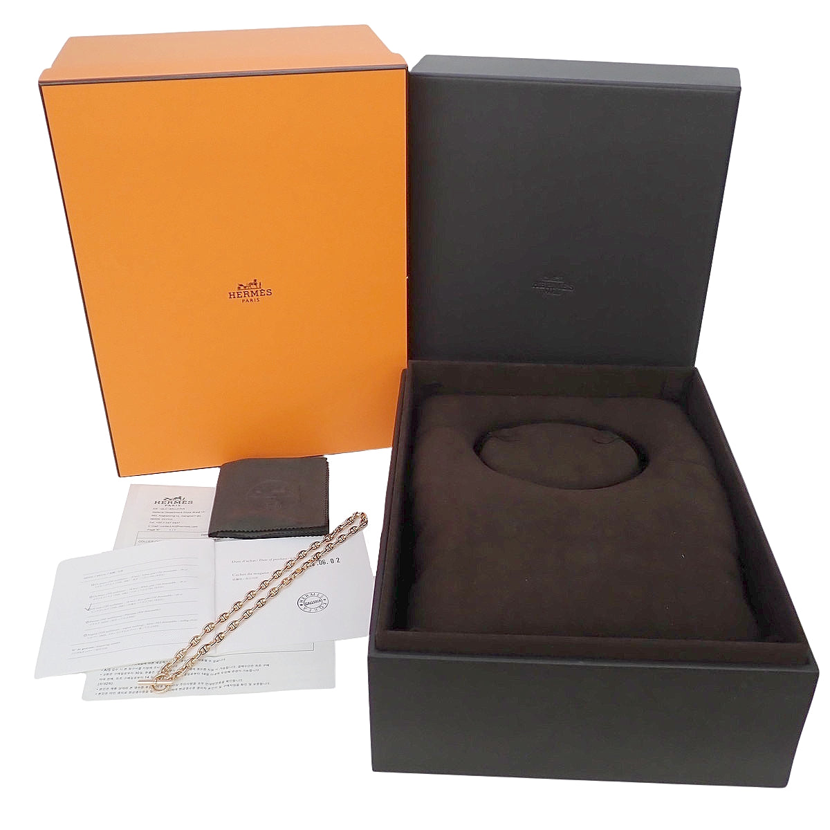 Chaine d'Ancre TPM Necklace Pink Gold K18PG 47.5g 62 links