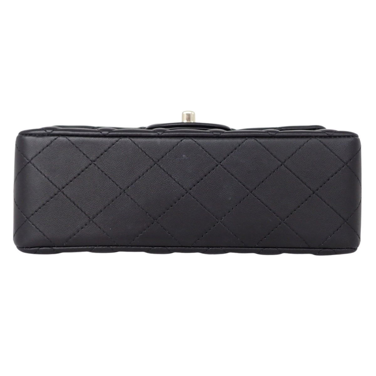 Matelassé Coco Mark Chain Shoulder Bag Black