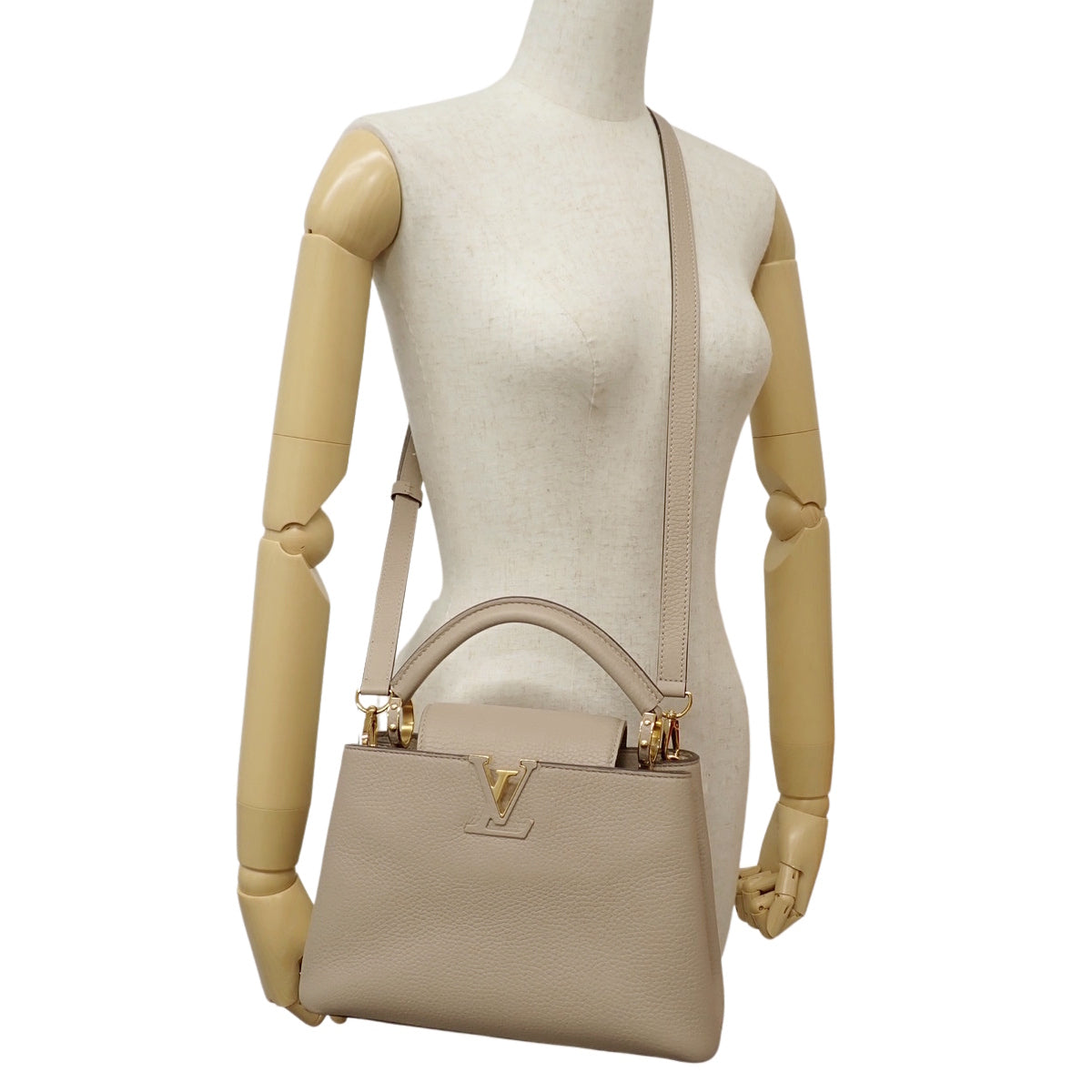 Capucines BB Taurillon Leather Galet M94634